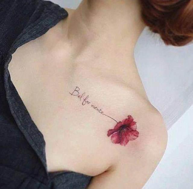 纹身图片女生欧美,女生独特魅力的艺术展现