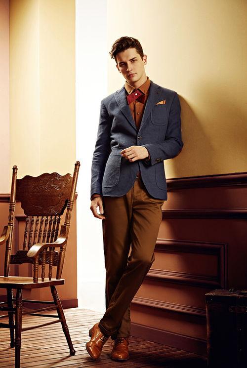 欧美猛男西服图片